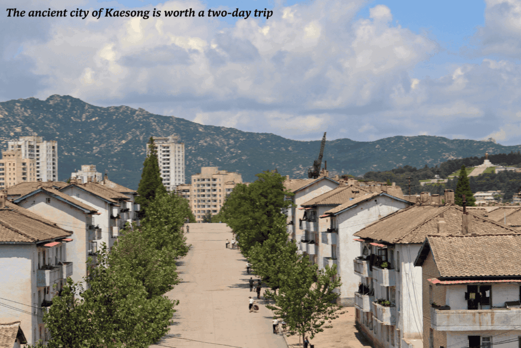 Rooftops in Kaesong in North Korea. -reasons to visit North Korea 