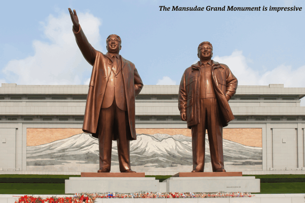 Mansudae Grand Monument in Pyongyang, North Korea - reasons to visit North Korea