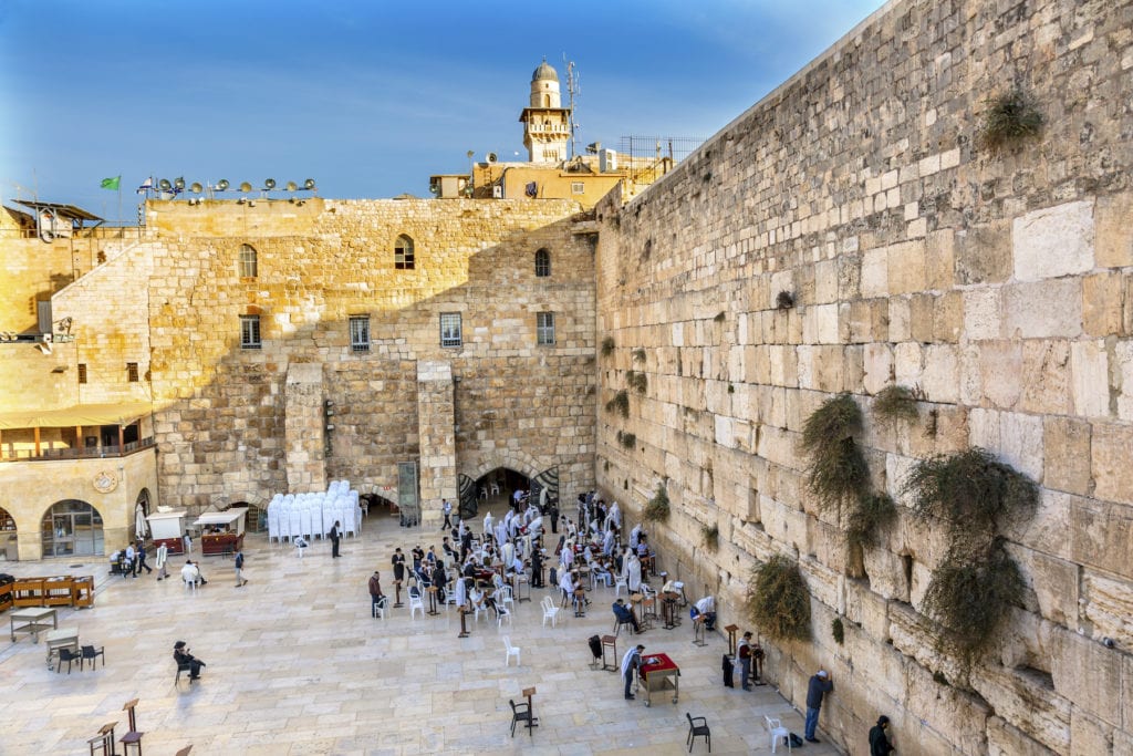 Western Wall Jerusalem Israel by Bill Perry Shutterstock