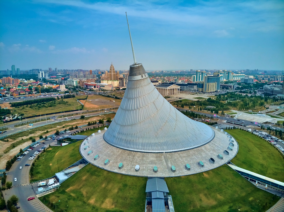Khan Shatyr Nur-Sultan Kazakhstan by udmurd Shutterstock