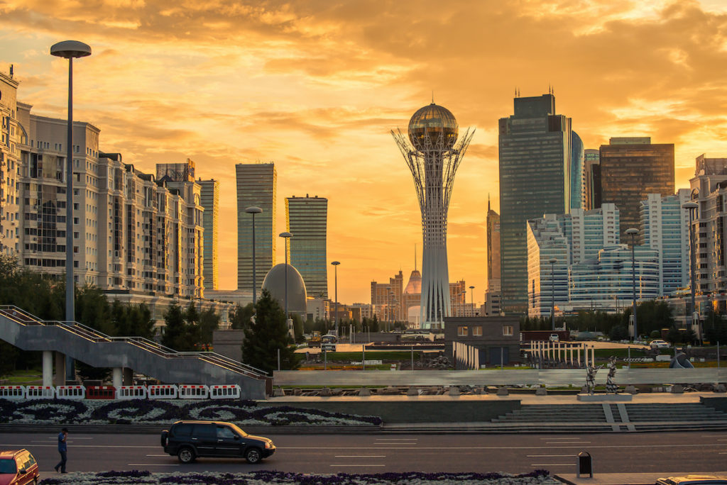 Northern Lights View Nur-Sultan Kazakhstan by Tracy ben Shutterstock