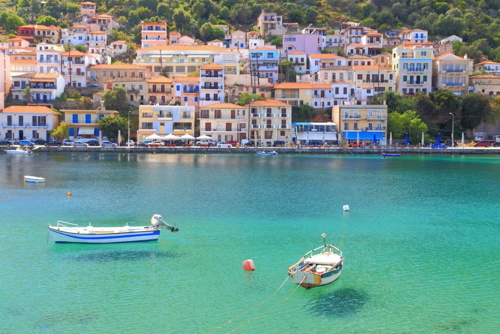 Gythio harbour Peloponnese Greece by Inu Shutterstock