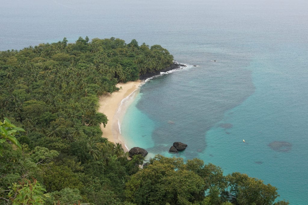 Banana Beach Principe by alfotokunst Shutterstock