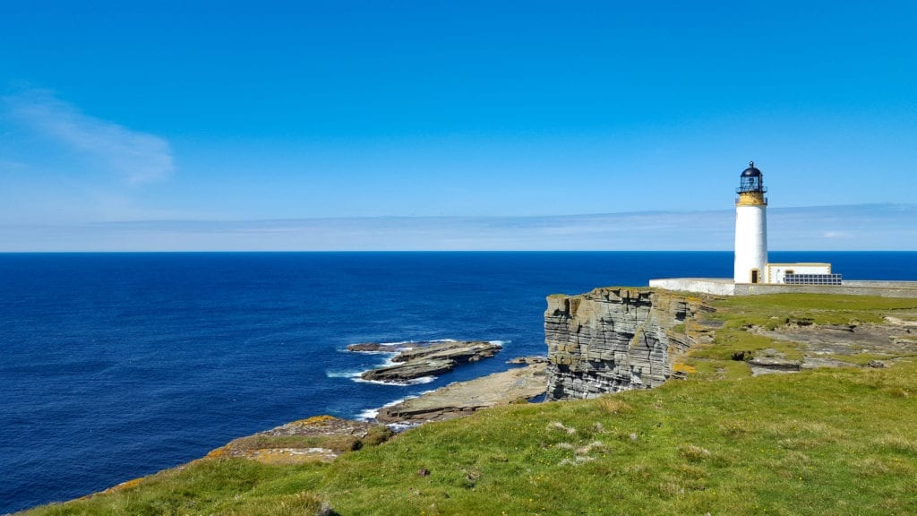 Lighthouse on Westray Orkney by Chris Noe, SHutterstock