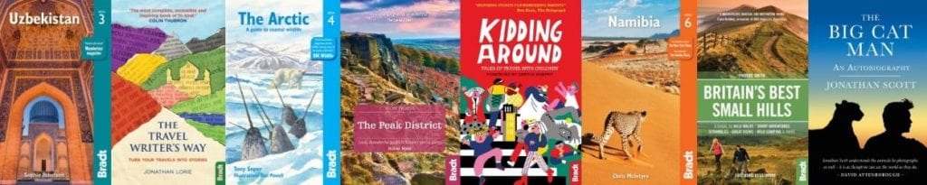 Bradt Guides contract publishing - some of our books