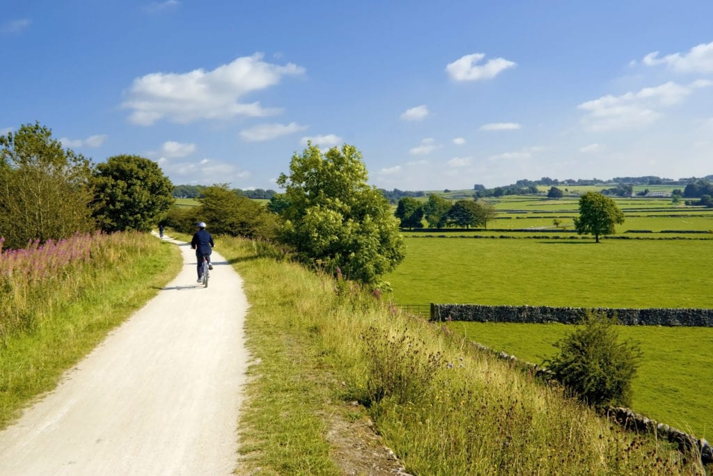 Tissington Cycle Trail Peak District UK David Hughes, Shutterstock