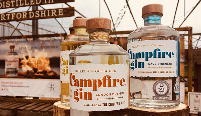 Campfire gin Chilterns by Anna Moores