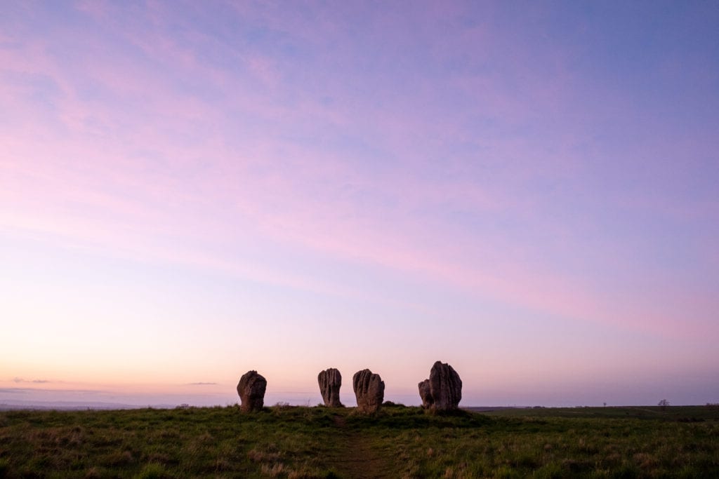 Duddo stones, Northumberland, UK by Hayley Green, Wikimedia Commons