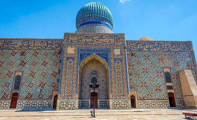 Turkestan Kazakhstan by Djusha, Shutterstock