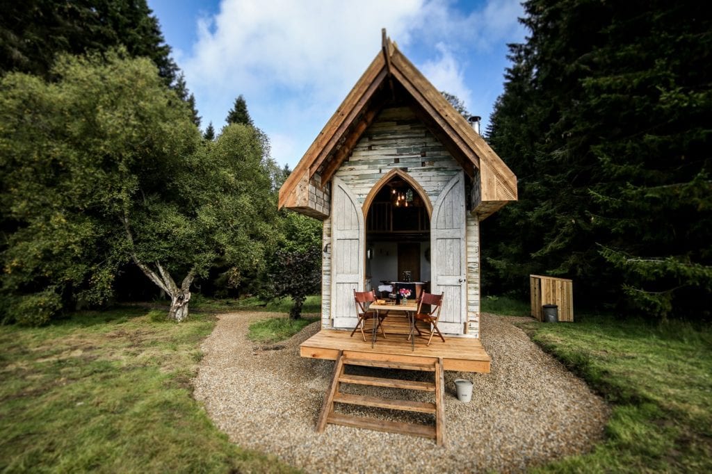 Hesleyside Huts Northumberland quirky accommodation england