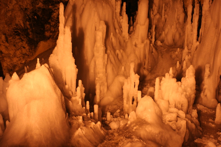 Scărişoara Ice Cave Transylvania Romania by Beradrian
