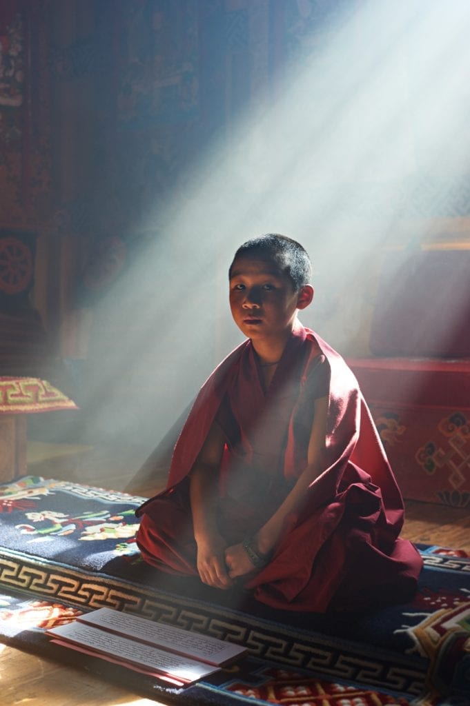 Monk Paro Bhutan by Simon Urwin