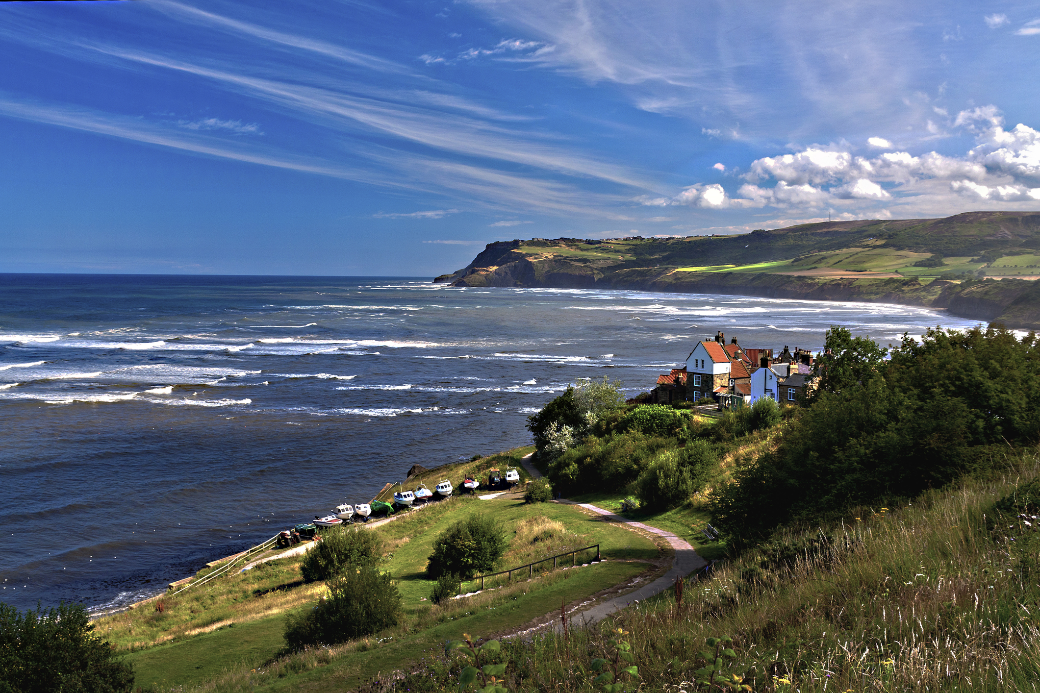 Robin's Hood Bay heritage coast yorkshire