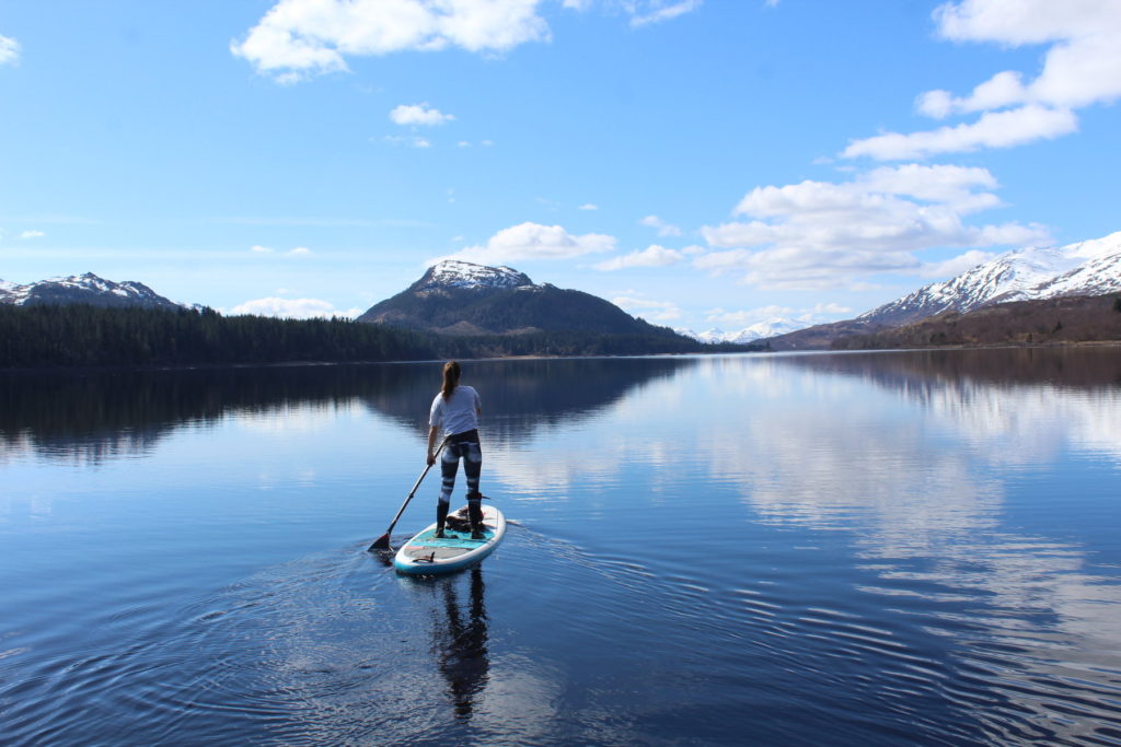 Paddleboarding Lizzie carr