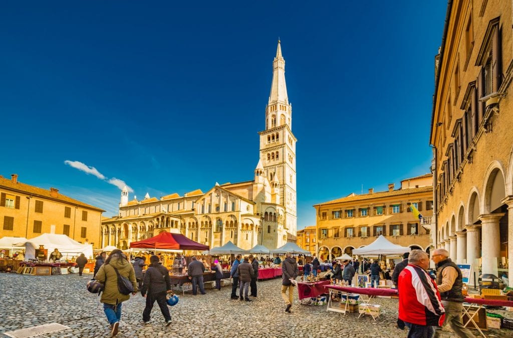 Modena Emilia Romagna Italy's art towns 