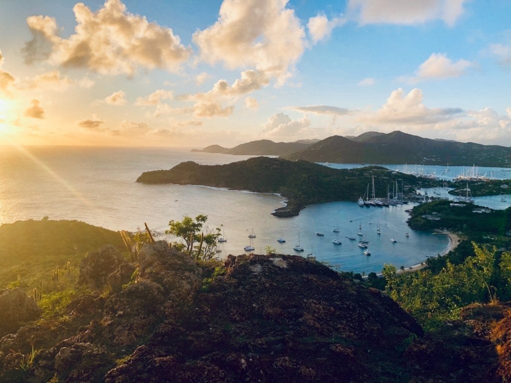 English Harbour View Antigua by Rick Jamison