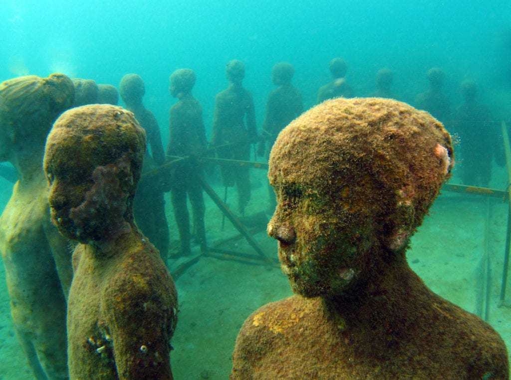 Underwater Sculpture Gallery Grenada by R Gombarik Shutterstock