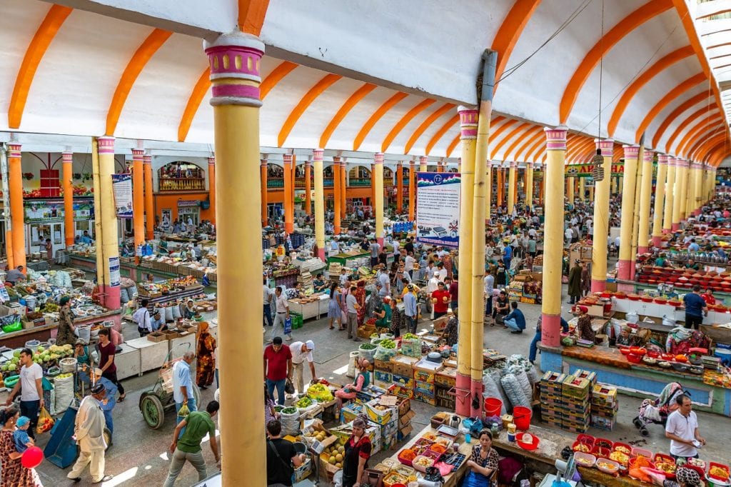 This image has an empty alt attribute; its file name is Panjshanbe-Main-Bazaar_Khujand_AlexelA_shutterstock_1542863174-1024x682.jpg