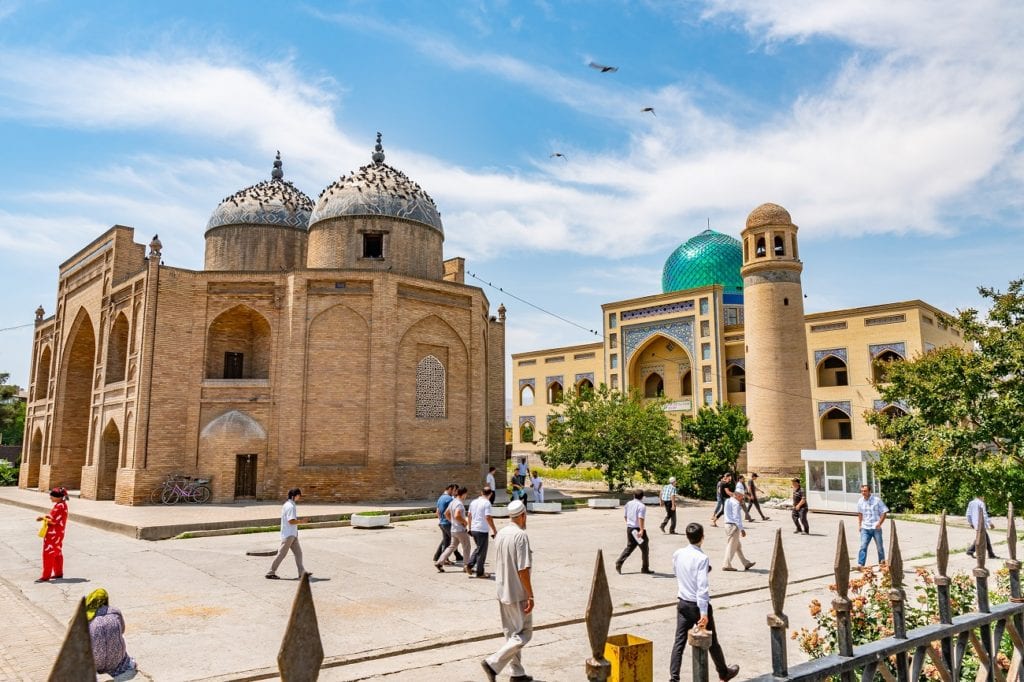This image has an empty alt attribute; its file name is mosque-khujand-tajikistan-shutterstock_1542863222-1024x682.jpg