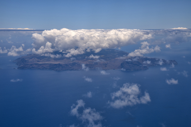 Aerial view St Helena by Scott Bennett 