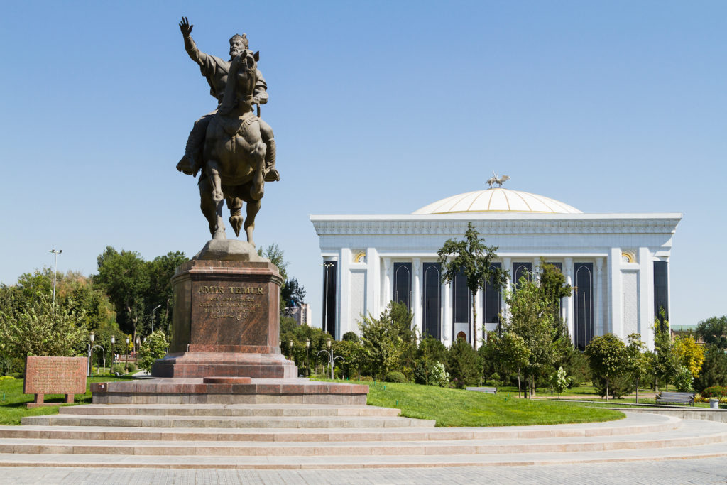 Amir Timur statue Tashkent Uzbekistan by Laurent Nilles