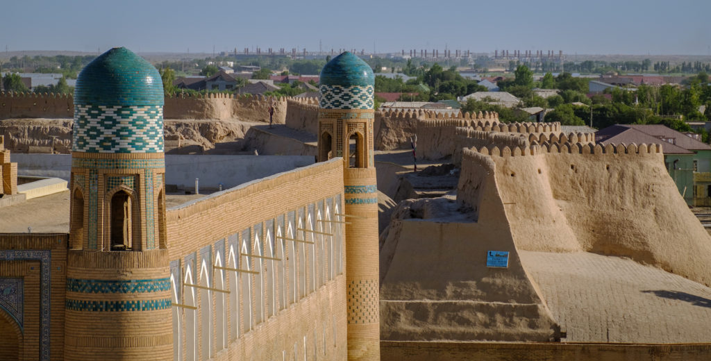 City Walls Khiva Uzbekistan by Laurent Nilles