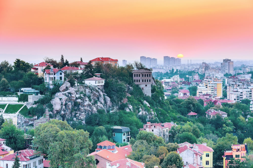 Plovdiv panorama skyline Bulgaria by Nataliya Nazarova Shutterstock