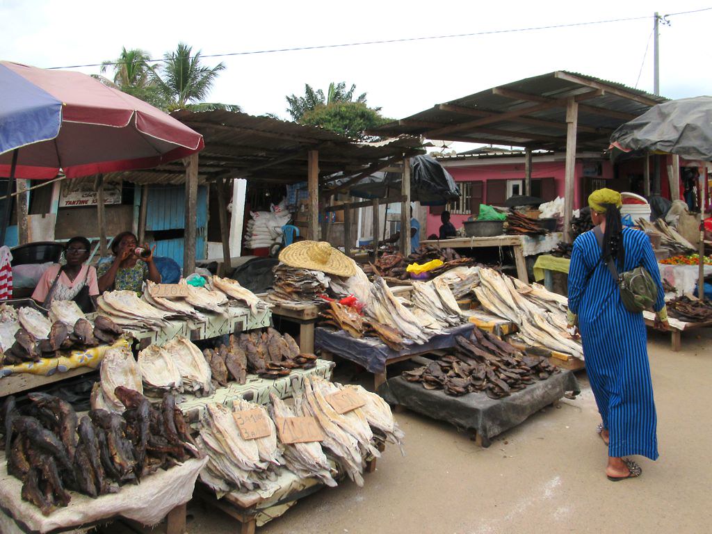 Fish market, Gabon, David Stanley, Flickr