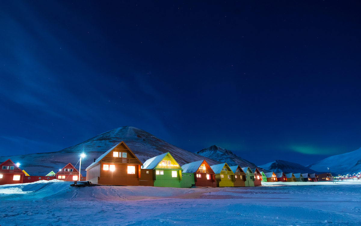 Longyearbyen Svalbard polar night by ginger_polina_bublik Shutterstock