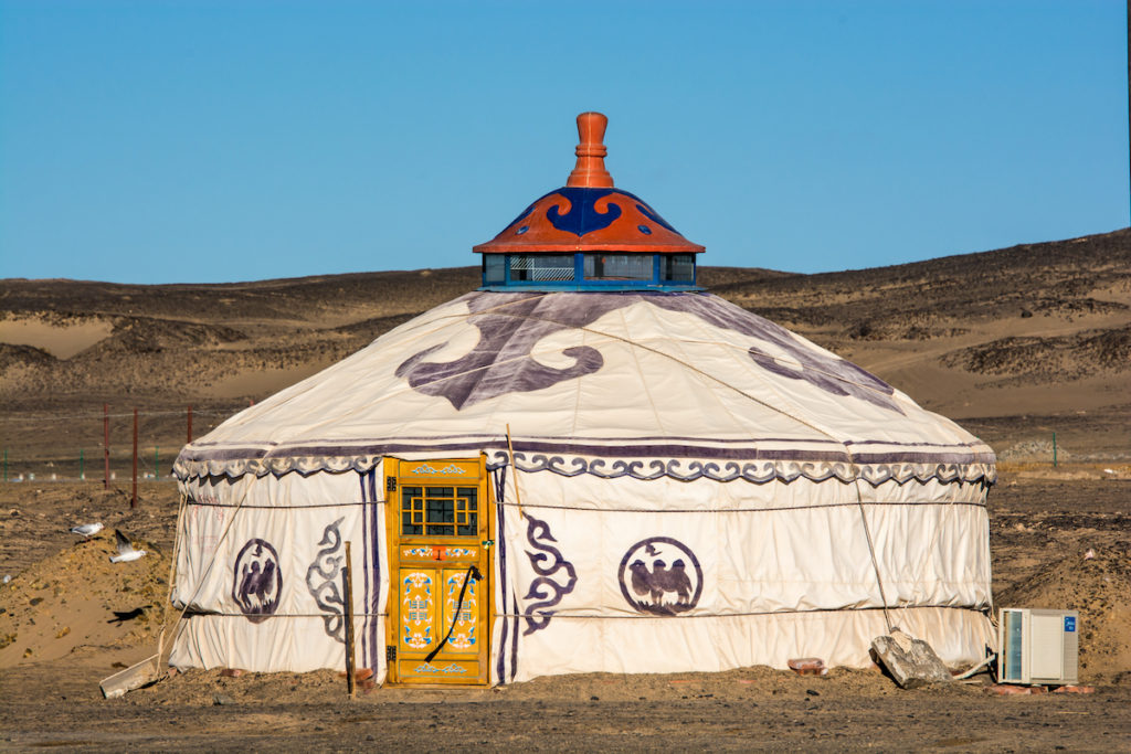 Mongolian yurt ger Gobi by SIHASAKPRACHUM Shutterstock