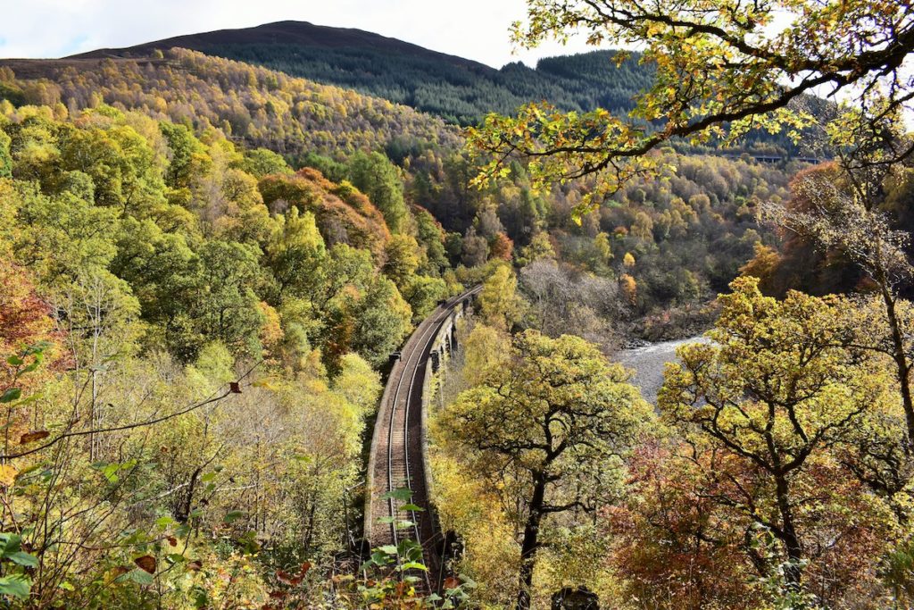 Pass of Killiecrankie Highland Main Line Scotland Scottish rails trips by Ross Pearce Shutterstock