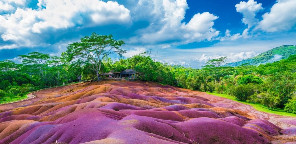 Seven Coloured Earths Chamarel Mauritius by Balate Dorin Shutterstock Colourful Places