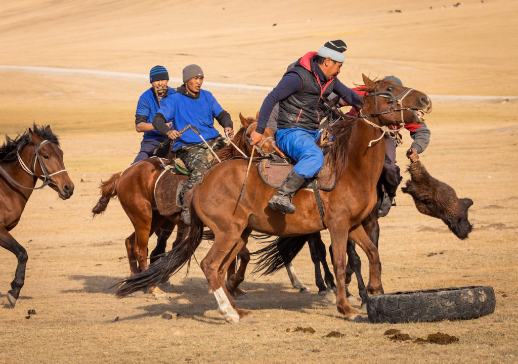 Dead goat Polo Kyrgyzstan cultural heritage by Bharat Patel