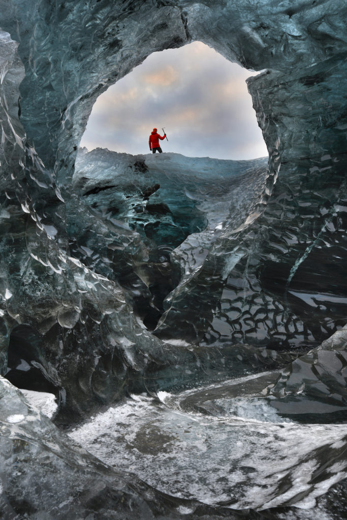 Ice Cave Arch Vatnajökul Glacier by Scott Bennett