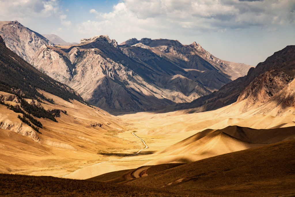 Mountains Kyrgyzstan by Bharat Patel