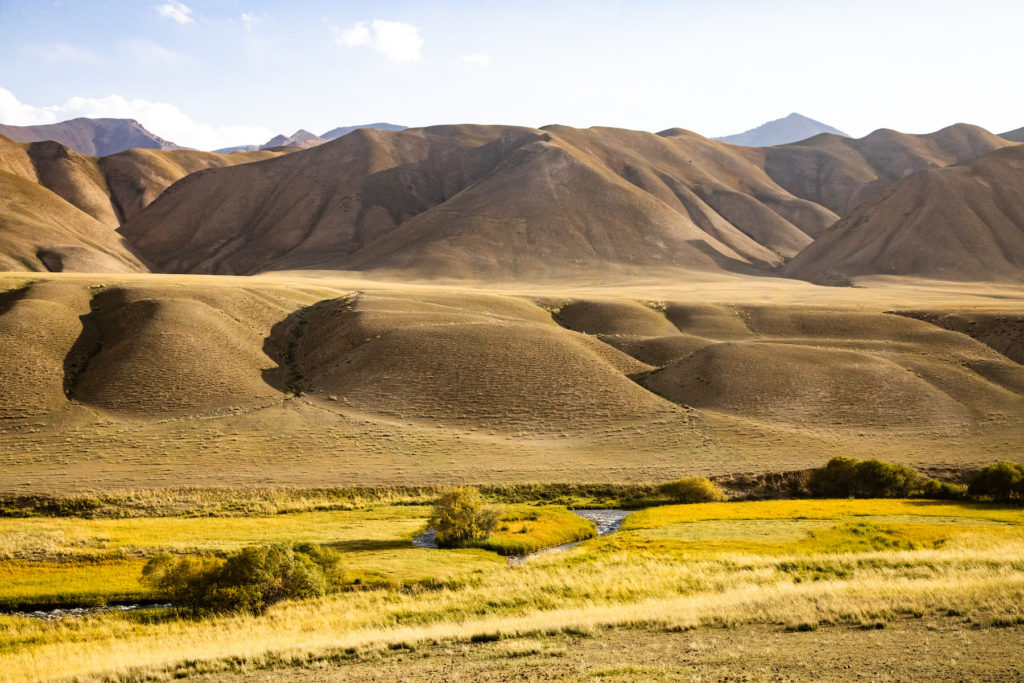 Kyrgyzstan view mountains by Bharat Patel