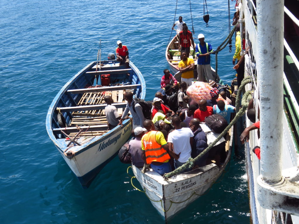 Boat to Likoma Island Malawi by Matt Smith
