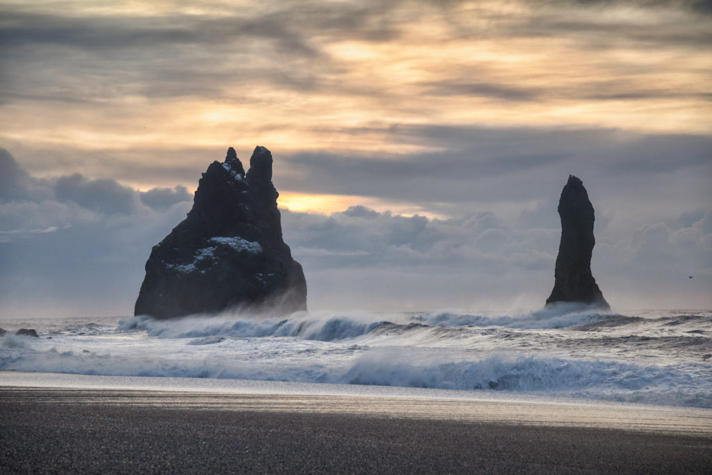 Reynisdrangar Rocks Iceland by Scott Bennett