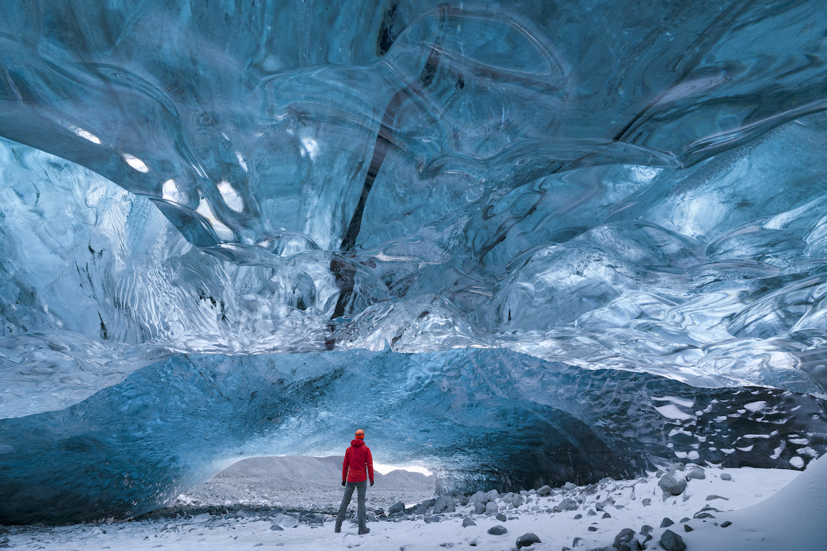 Sapphire Cave Iceland by Scott Bennett