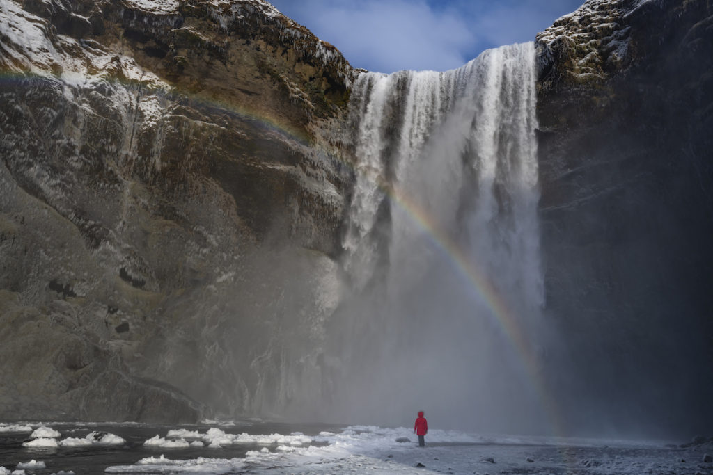 Skógafoss Waterfall Iceland by Scott Bennett