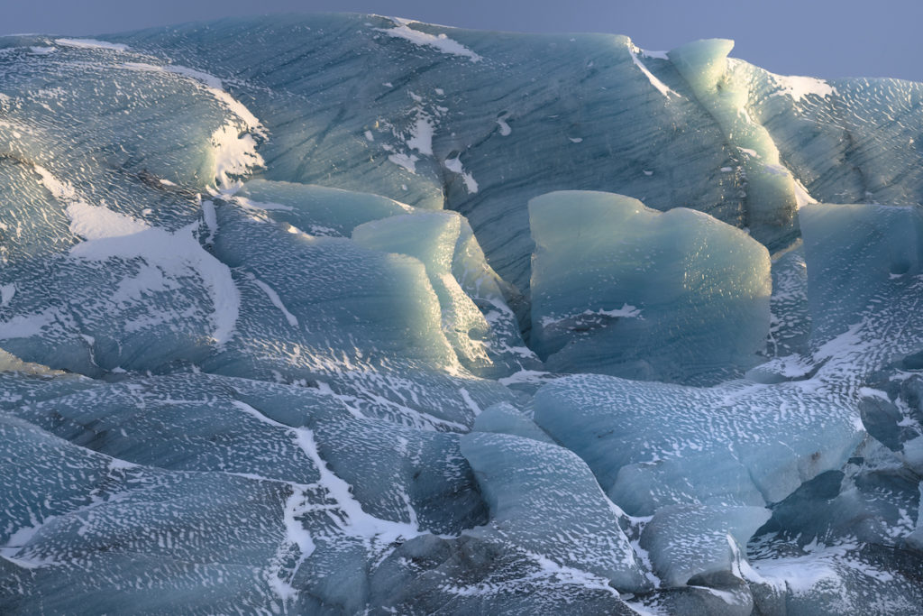 Svínafellsjökull Ice Detail Iceland by Scott Bennett