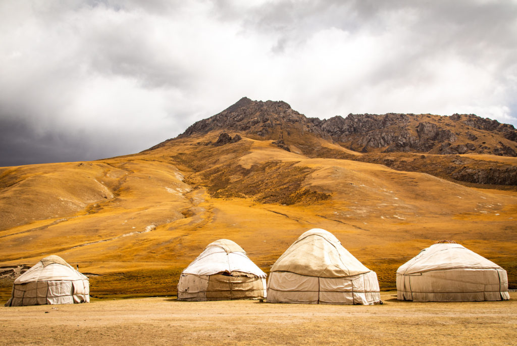 Traditional Yurt Kyrgyzstan by Bharat Patel