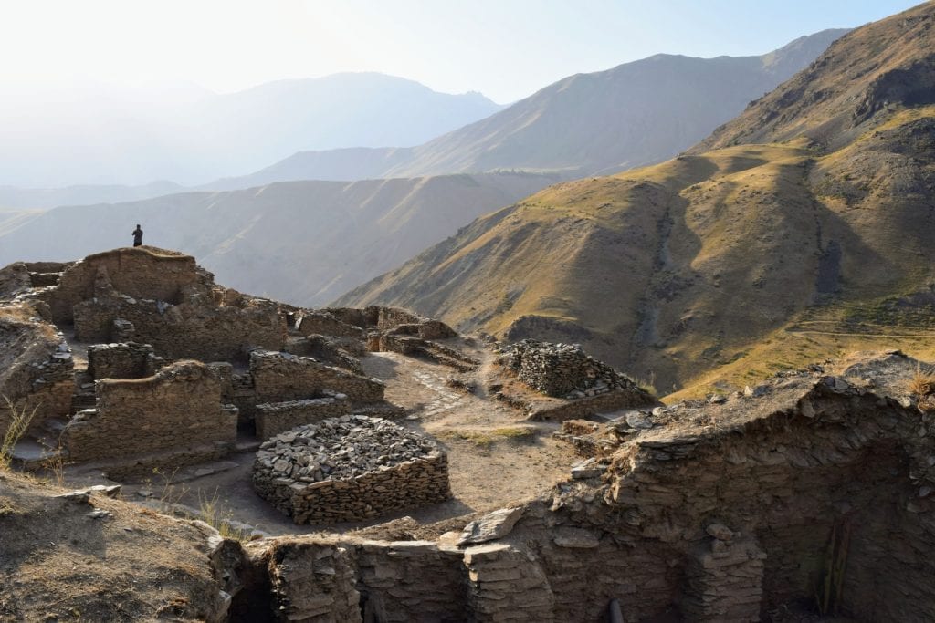 Castle Karon Ruins Tajikistan cultural heritage by Sophie Ibbotson