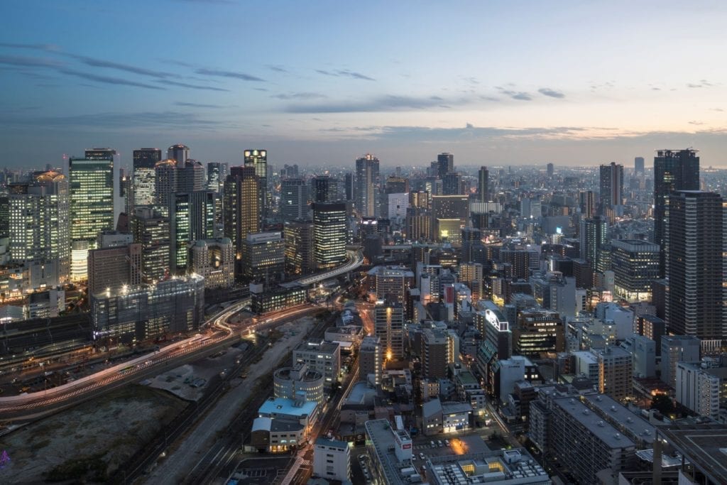 View from Umeda Sky Building, Osaka, Julian Elliott 