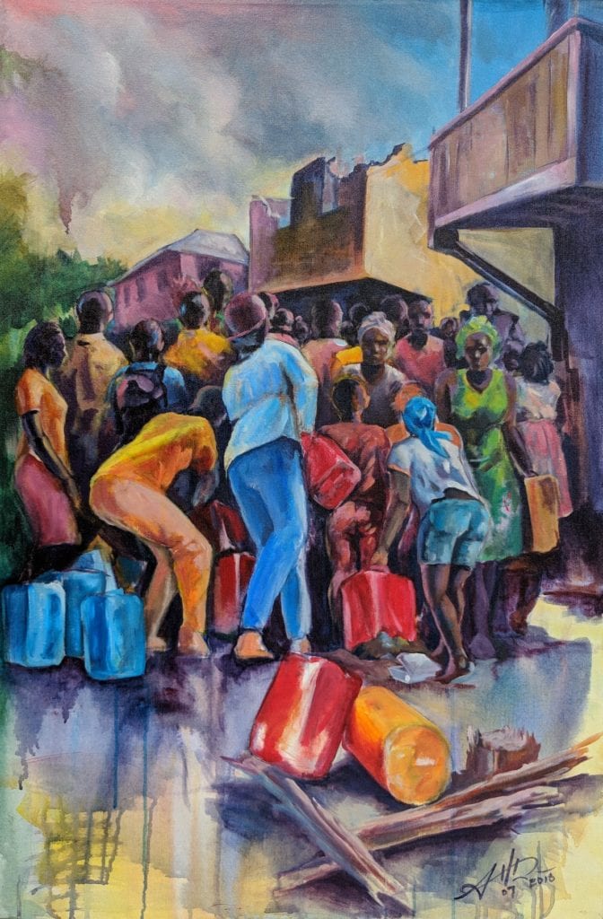 Dominica Art Aaron Hamilton by Waitukubuli Artist Association - Dominica's cultural landscape