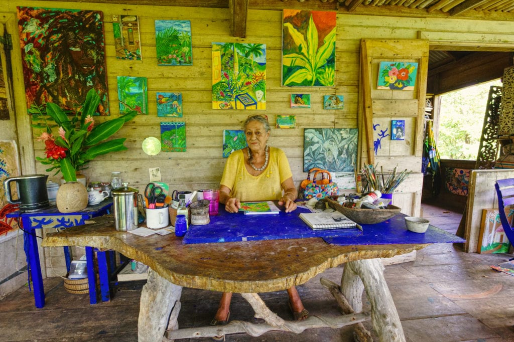 Dominica Art Marie Frederick by Paul Crask - Dominica's cultural landscape