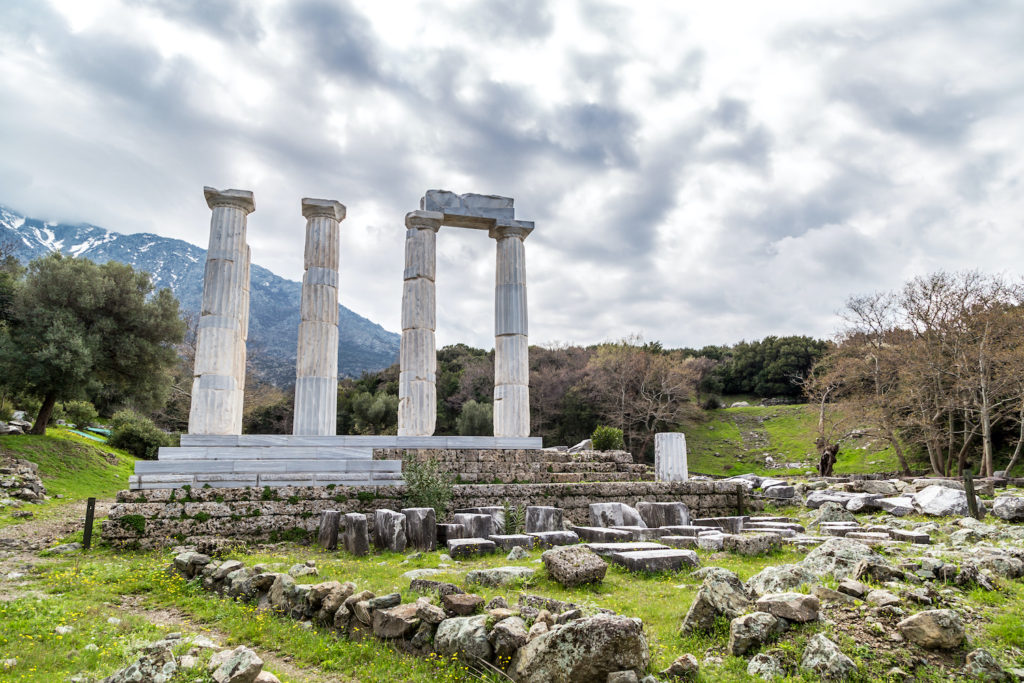 Temple Sanctuary of the Gods of the Underworld Samothraki Northern greece by niki_spasov Shutterstock