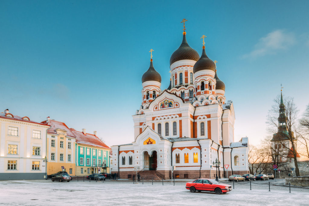 Alexander Nevsky Cathedral Tallinn Estonia by Grisha Bruev Shutterstock