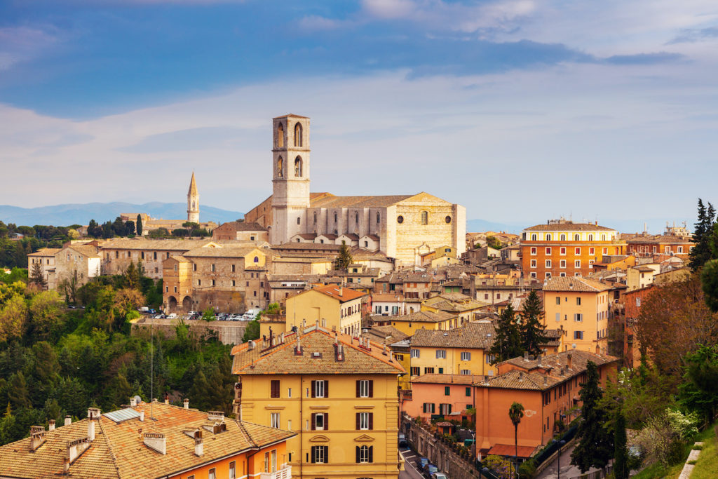 Basilica di San Domenico Perugia Umbria by Henryk Sadura Shutterstock