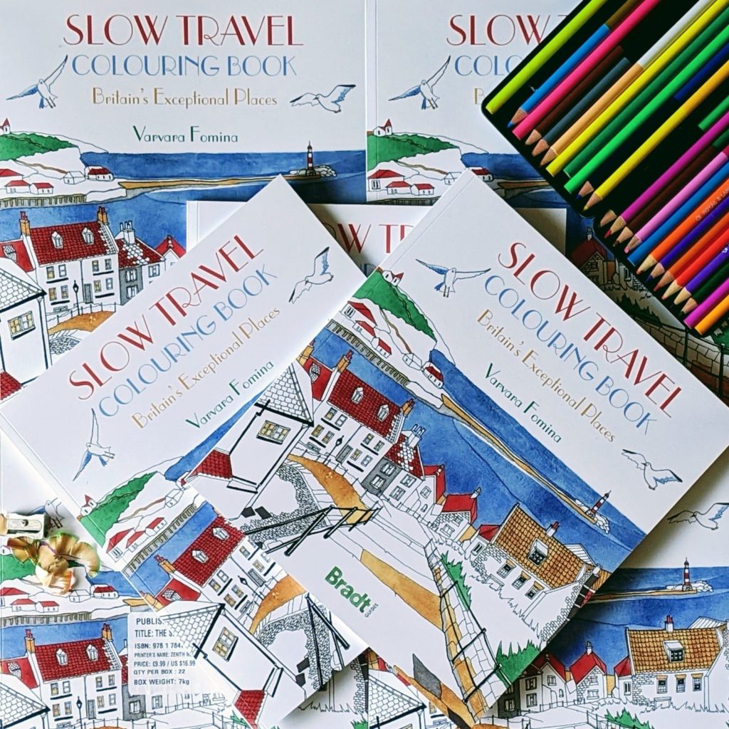 Slow Travel Colouring Book by Varvara Fomina